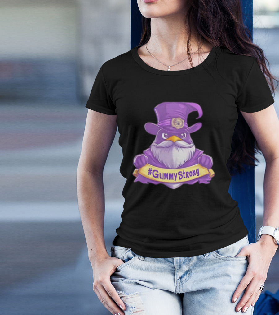 GummyStrong Purple Wizard Owl Emblem T-Shirt