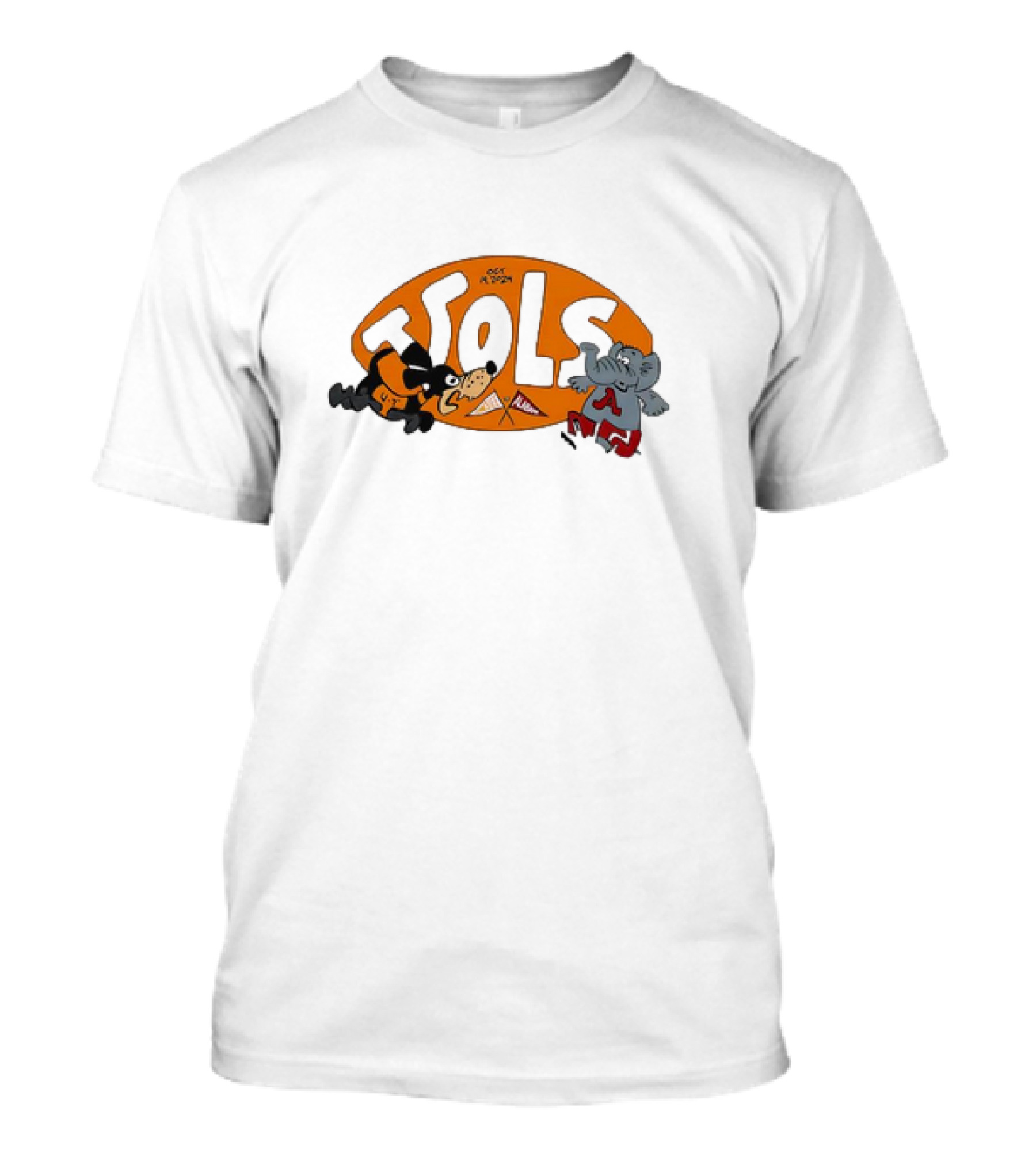 Tennessee Volunteers Vs Alabama Crimson Tide October 19 2024 Game Day Showdown T-Shirt