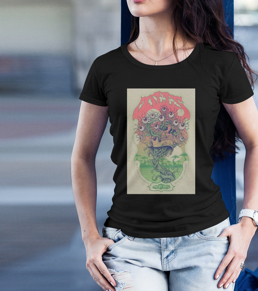 OSEES Live Event November 02 2024 Hotel Vegas Austin TX Levitations Psychedelic T-Shirt
