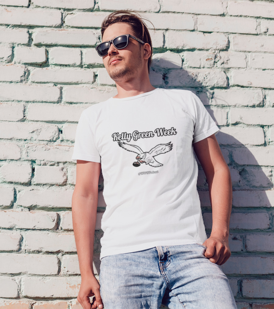 Kelly Green Week Philadelphia Eagle Football NFL Network T-Shirt