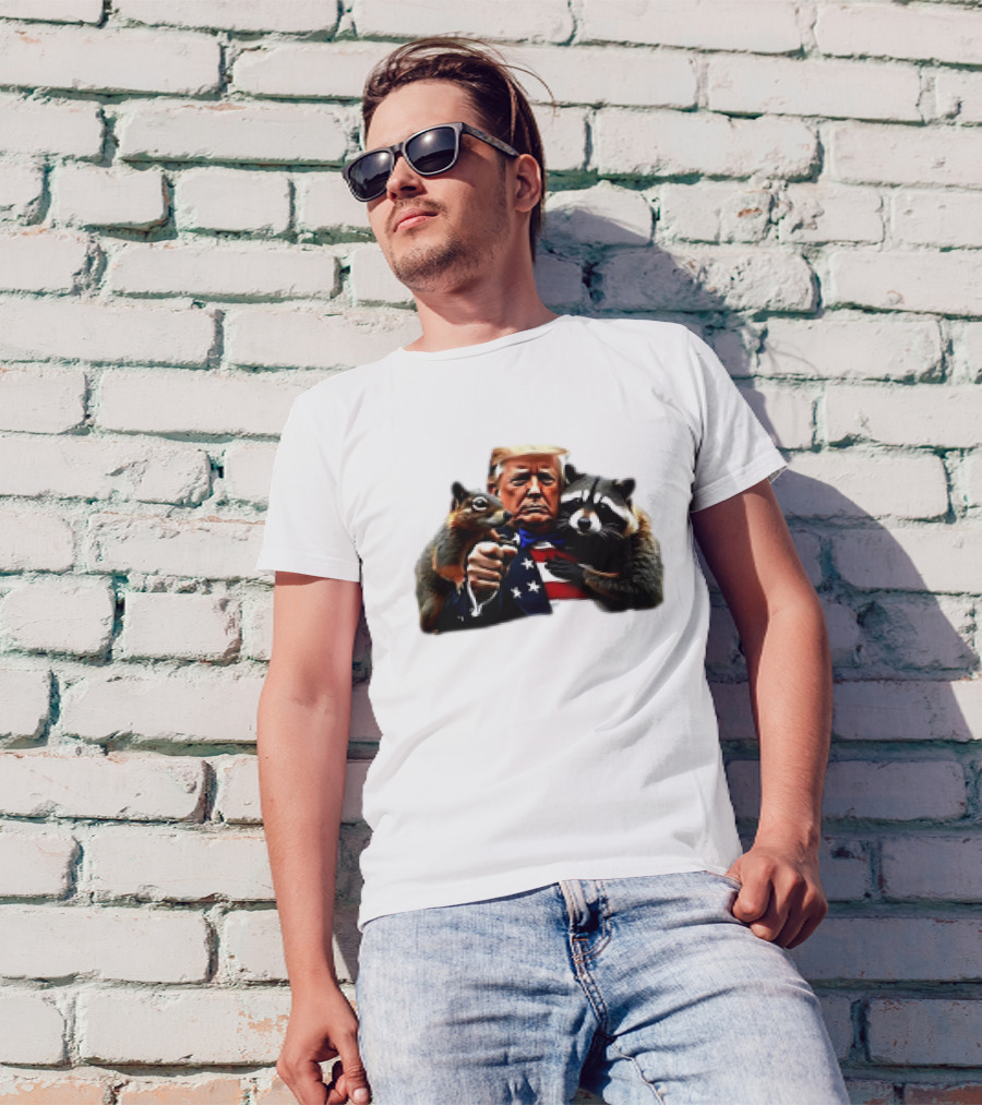 Trump Squirrel Raccoon Patriot T-Shirt