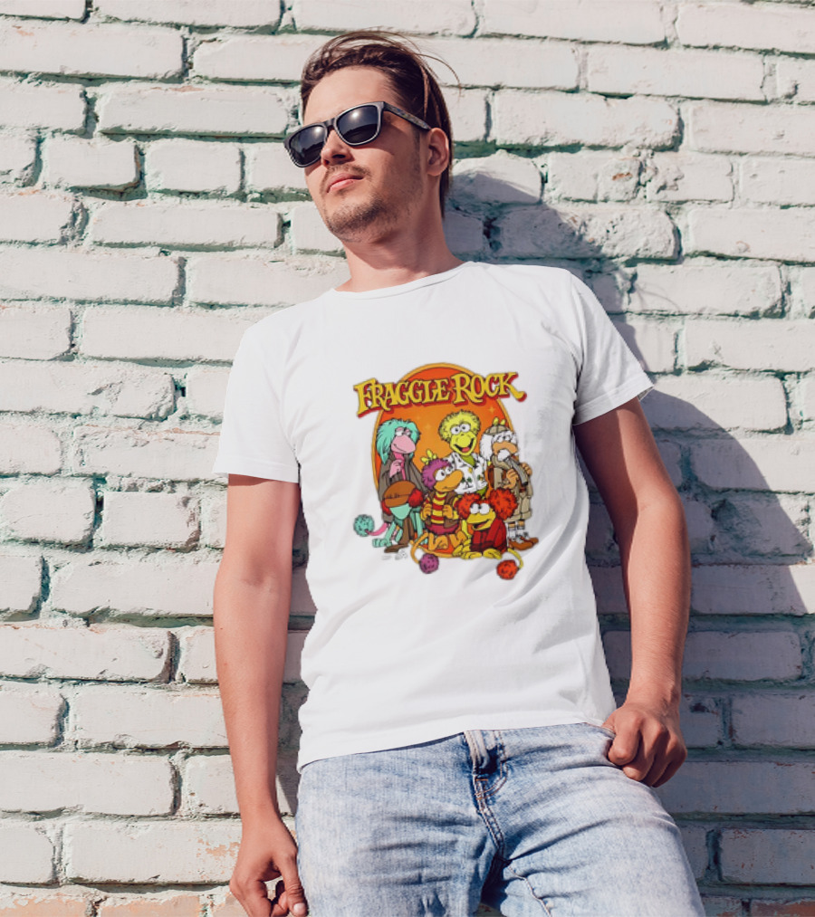 Fraggle Rock Group Cartoon Characters T-Shirt