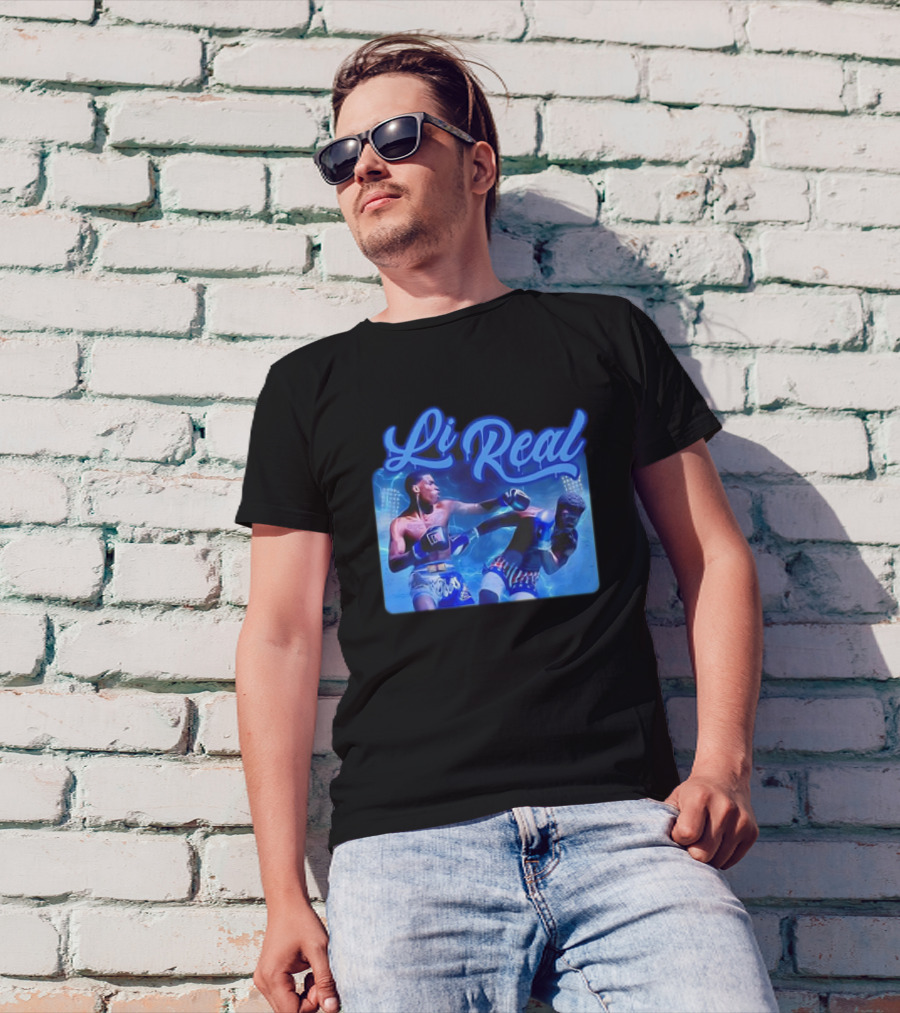 Li Real Boxing Match Action Scene T-Shirt