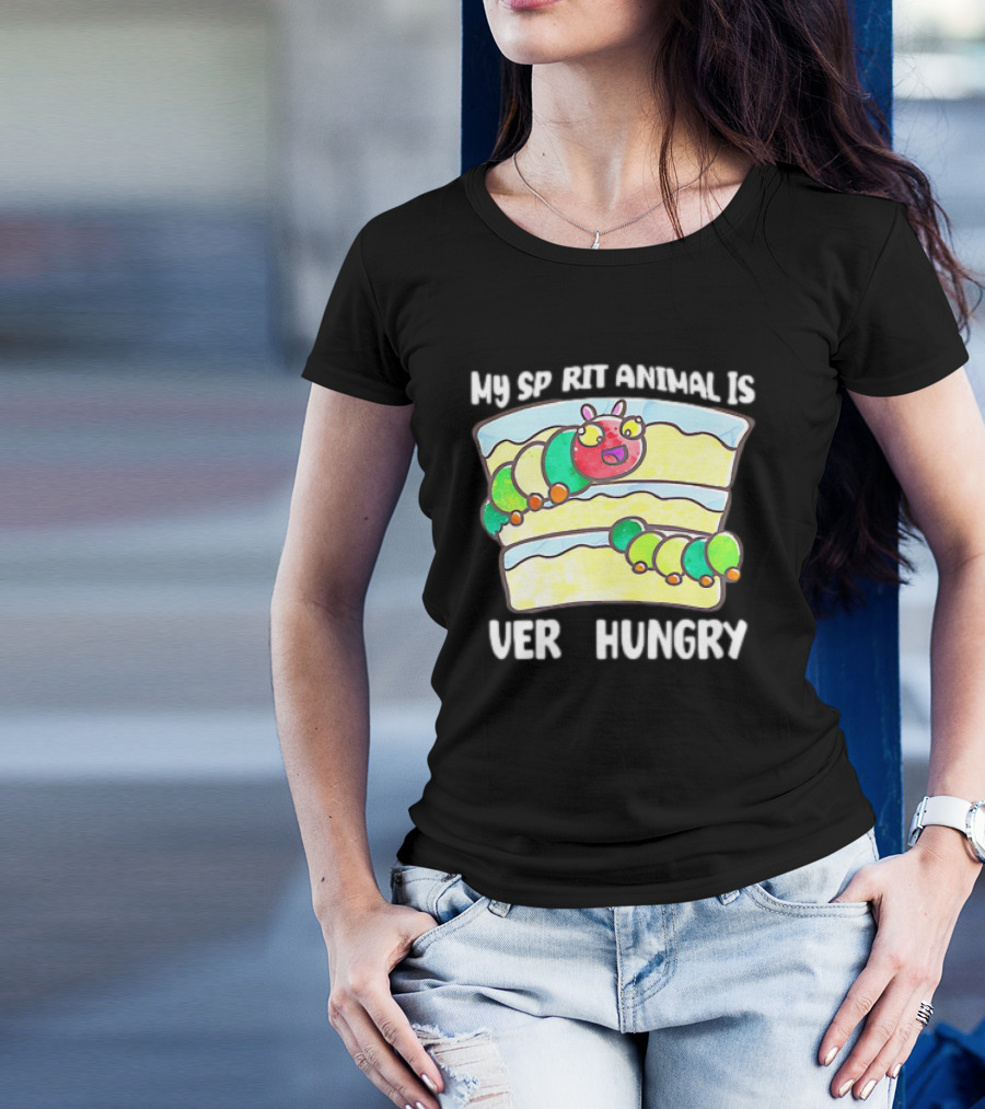My Spirit Animal Is Very Hungry Caterpillar Cake Slice T-Shirt