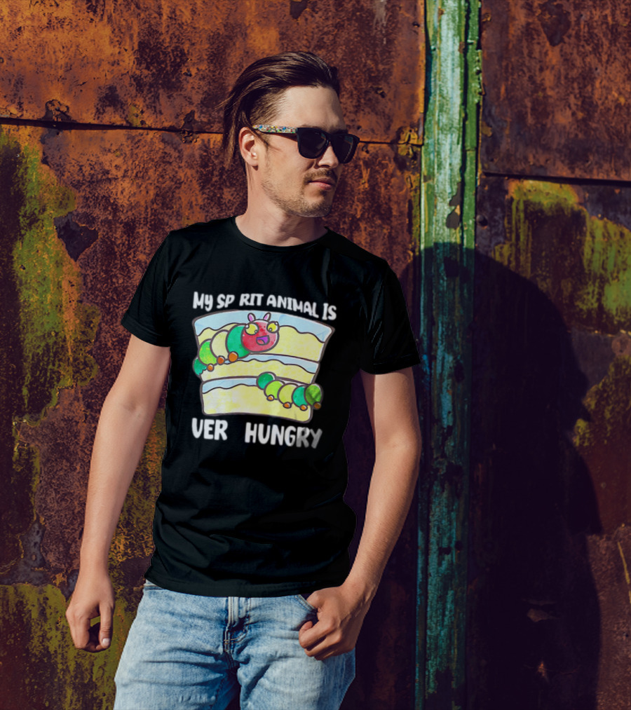 My Spirit Animal Is Very Hungry Caterpillar Cake Slice T-Shirt