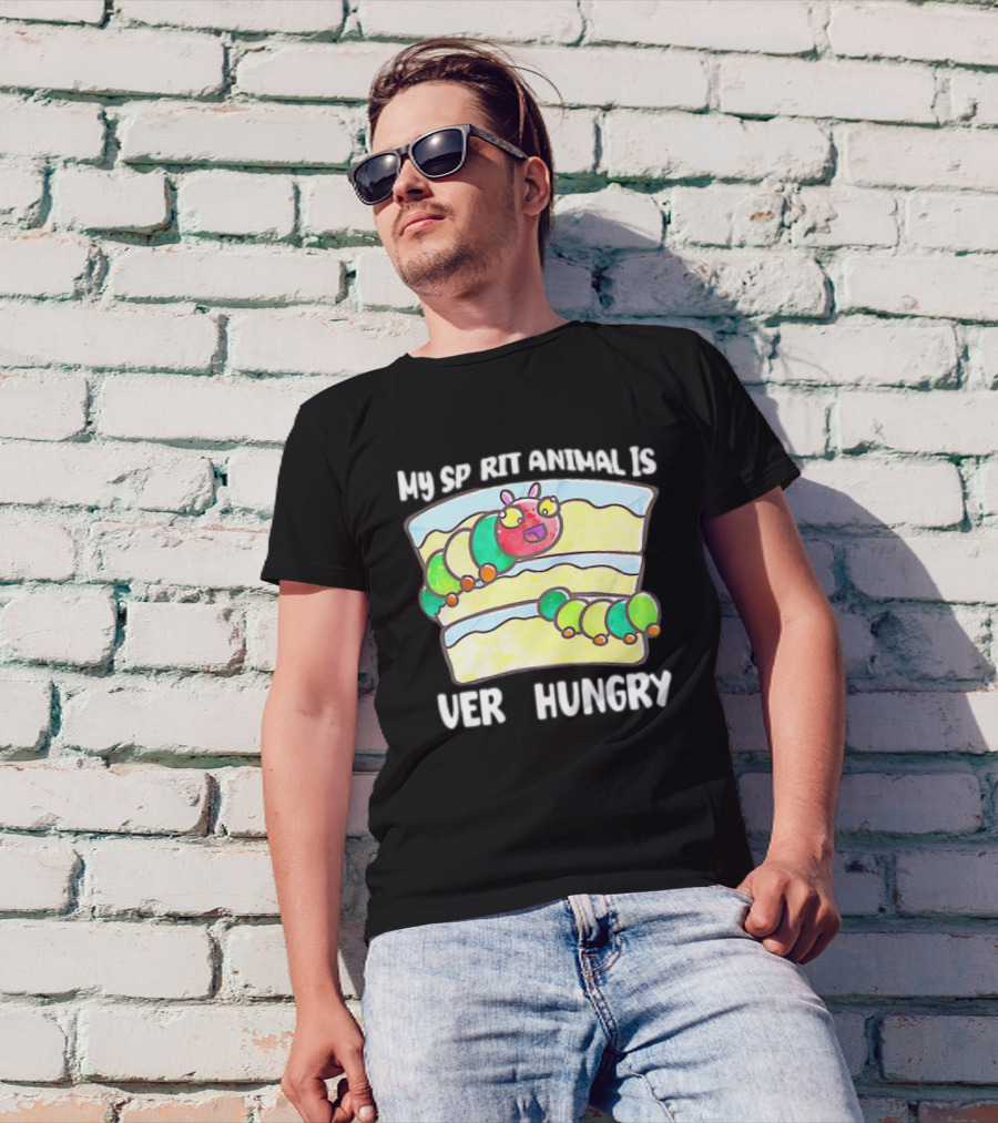 My Spirit Animal Is Very Hungry Caterpillar Cake Slice T-Shirt