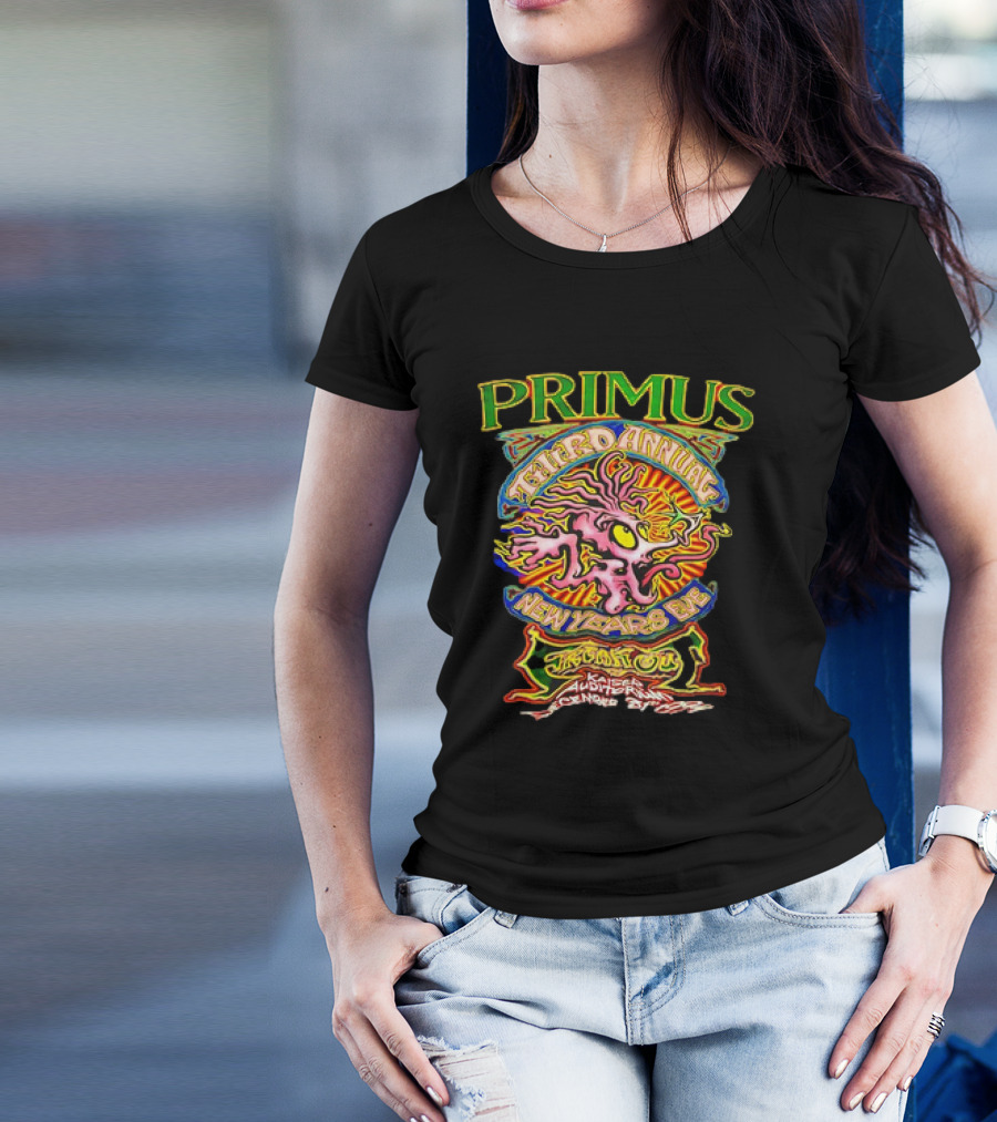 Primus Third Annual New Years Eve Freak Out Kaiser Auditorium Oakland 1996 T-Shirt