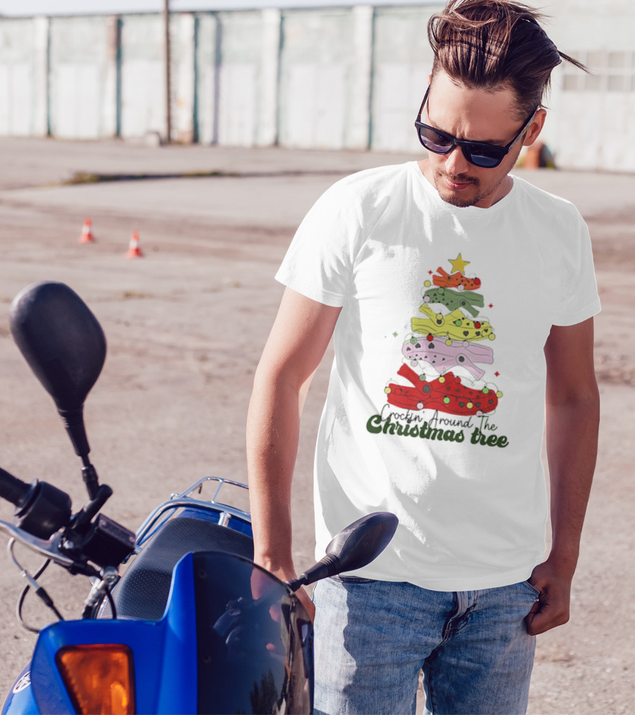Crockin' Around The Christmas Tree Crocs Holiday T-Shirt