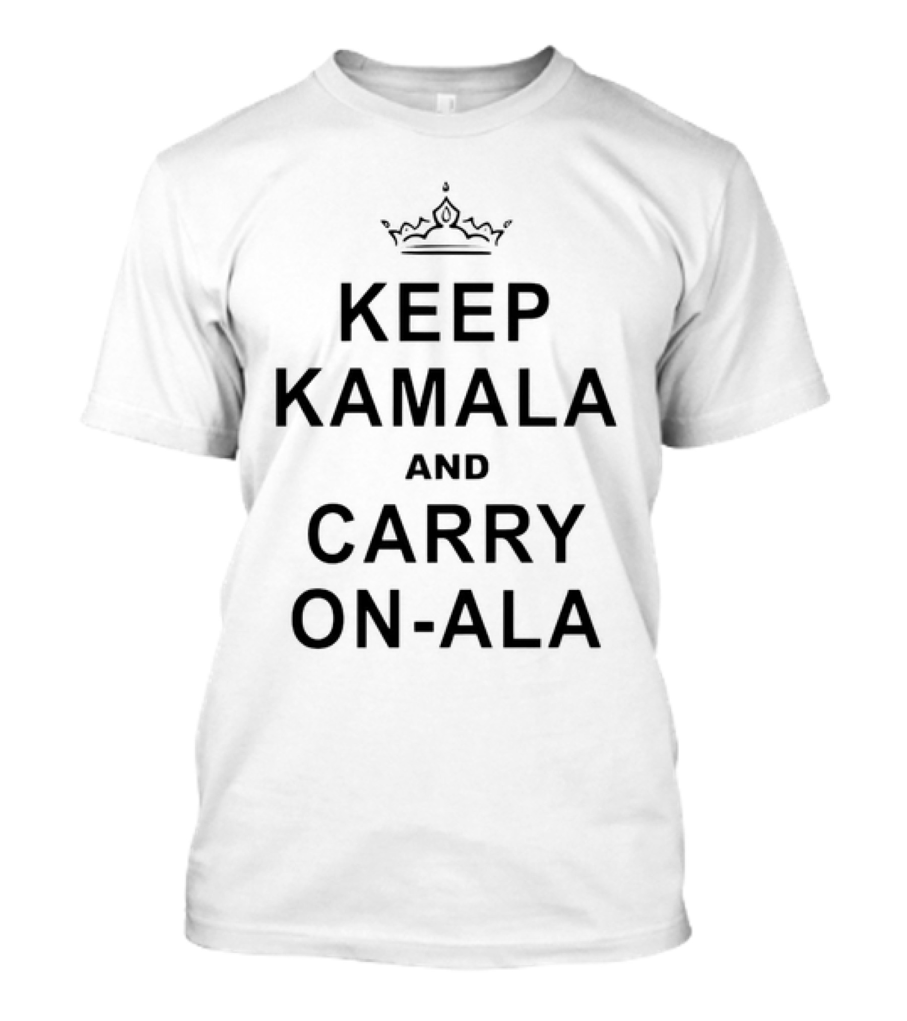 Keep Kamala And Carry On-Ala Crown Harris Walz T-Shirt