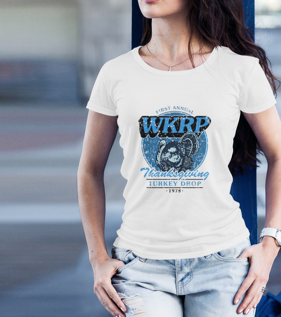 WKRP First Annual Thanksgiving Turkey Drop 1978 T-Shirt