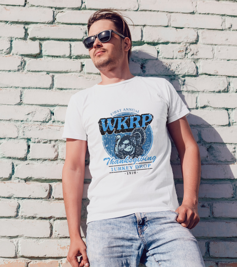 WKRP First Annual Thanksgiving Turkey Drop 1978 T-Shirt