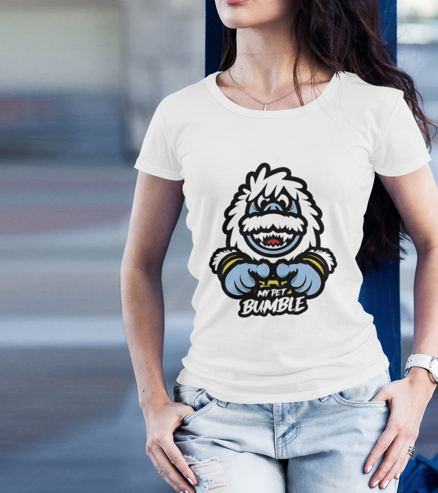 My Pet Bumble Abominable Snow Monster Yeti Holding T-Shirt