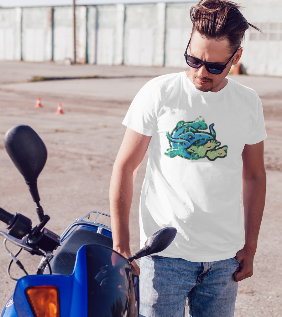 Noodlers Distressed Swimming Meme T-Shirt