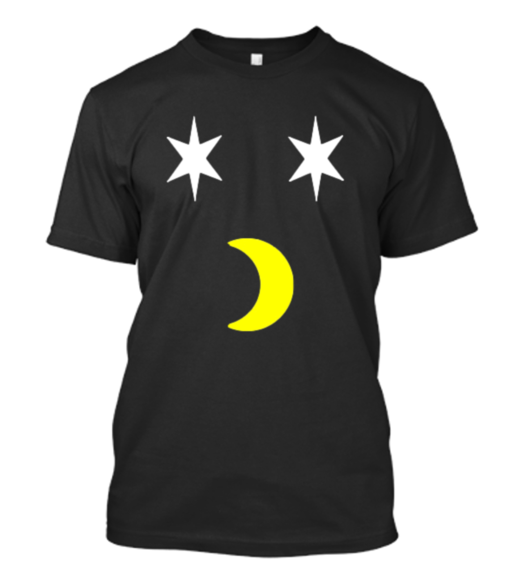 Stars And Crescent Moon Kamala Body Paint T-Shirt