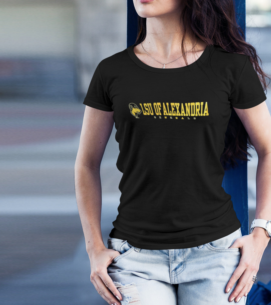 LSU Of Alexandria Generals Ram Logo Sports T-Shirt