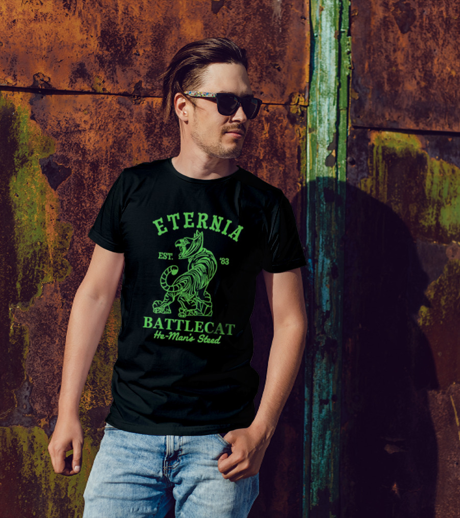 Eternia Battlecat He-Man's Steed Est. '83 Retro 1980 Toy T-Shirt