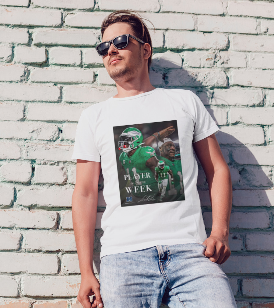 Arthur Juan Brown Philadelphia Eagles NFL Player Of The Week T-Shirt