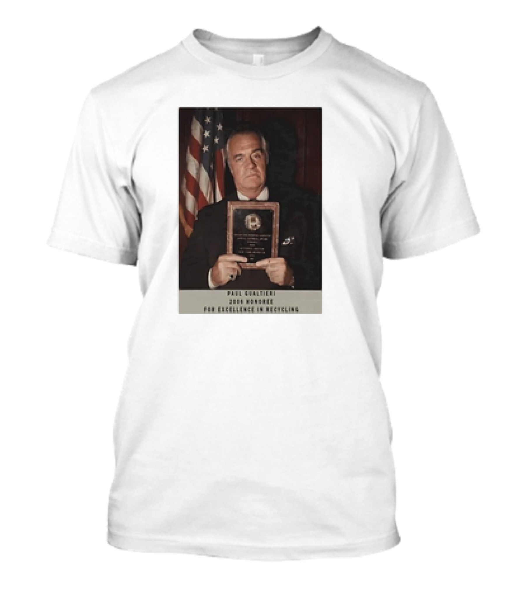 The Sopranos Paul Gualtieri 2001 Honoree For Excellence In Recycling T-Shirt