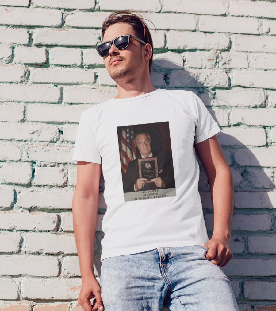 The Sopranos Paul Gualtieri 2001 Honoree For Excellence In Recycling T-Shirt