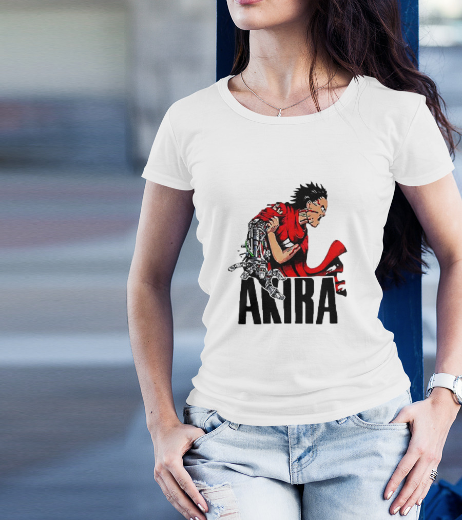 Akira Tetsuo Shima Cybernetic Arm Vintage 1980s Iconic Anime T-Shirt