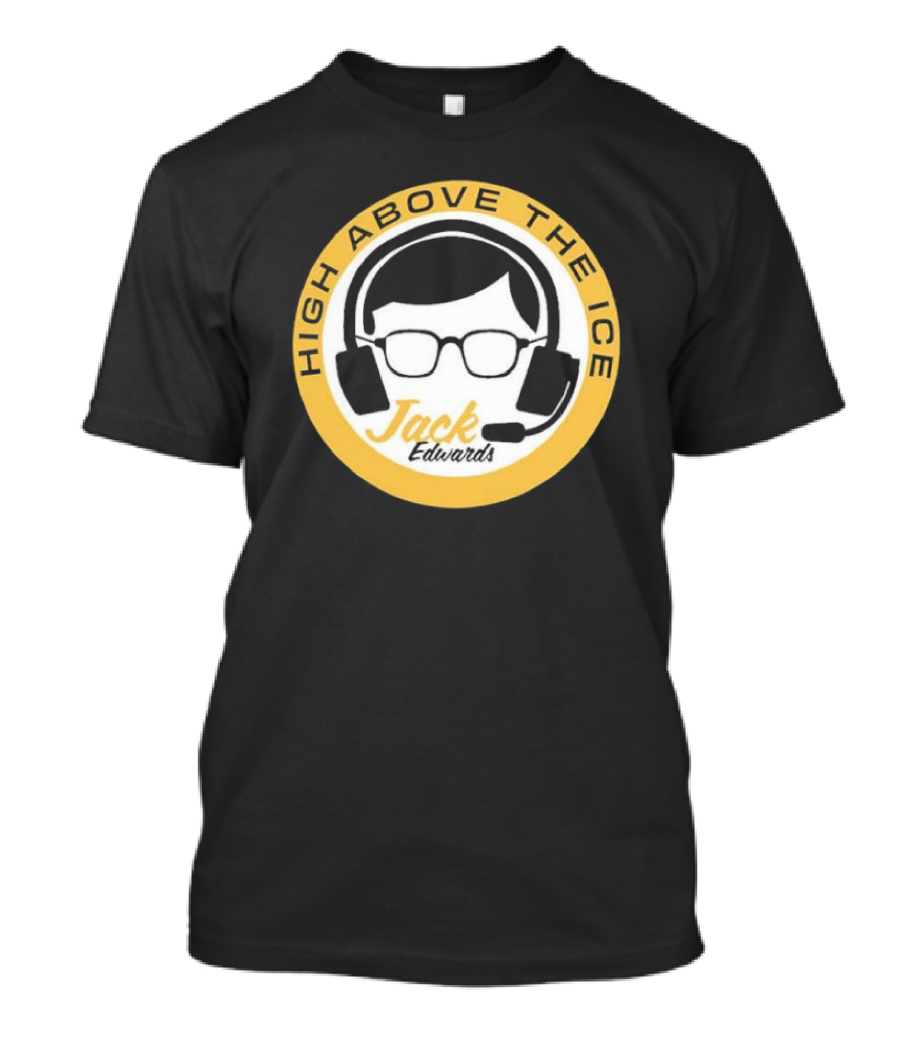 High Above The Ice Jack Edwards Bruins T-Shirt