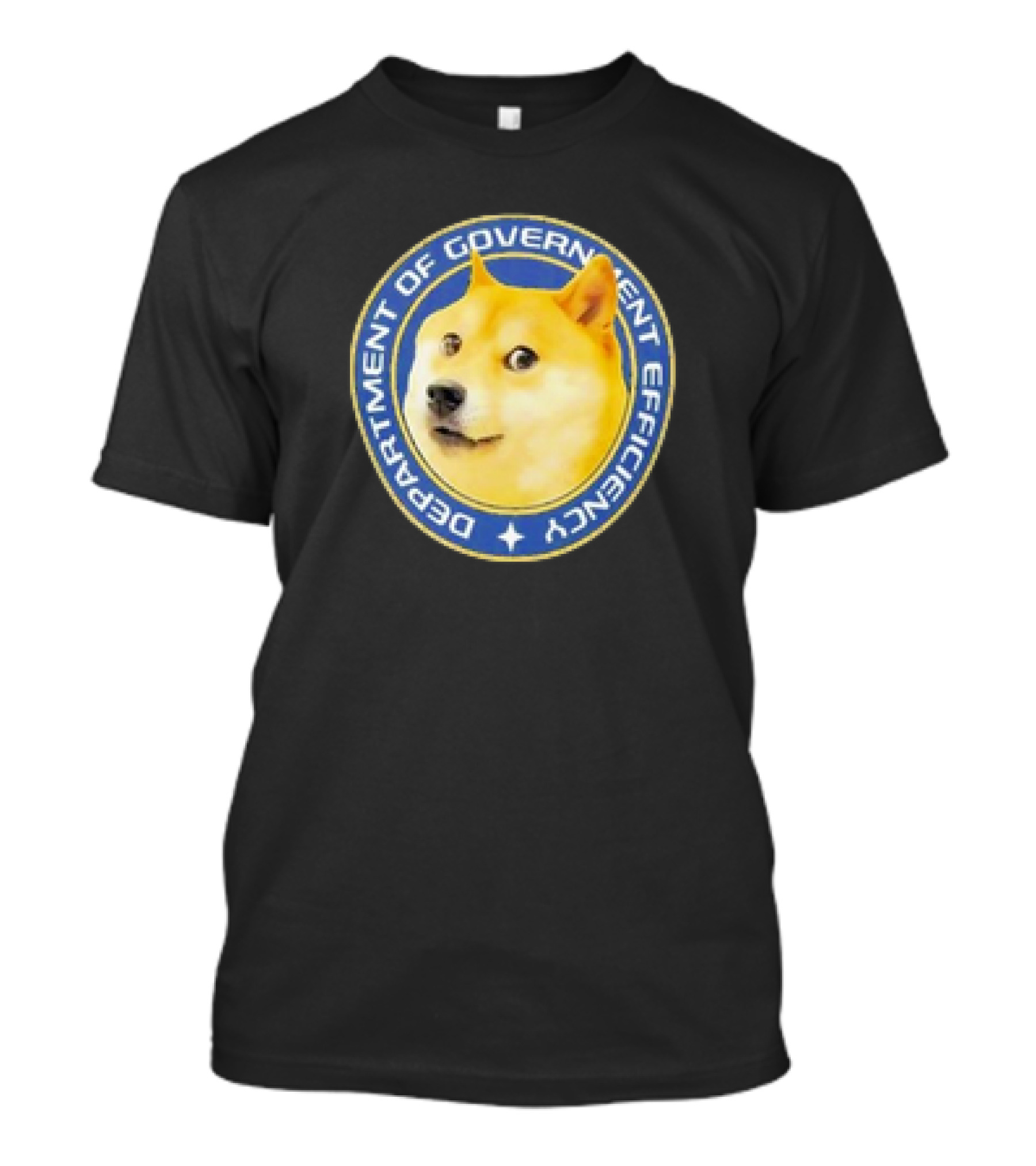 Department Of Government Efficiency DOGE Seal With Iconic Doge Face T-Shirt