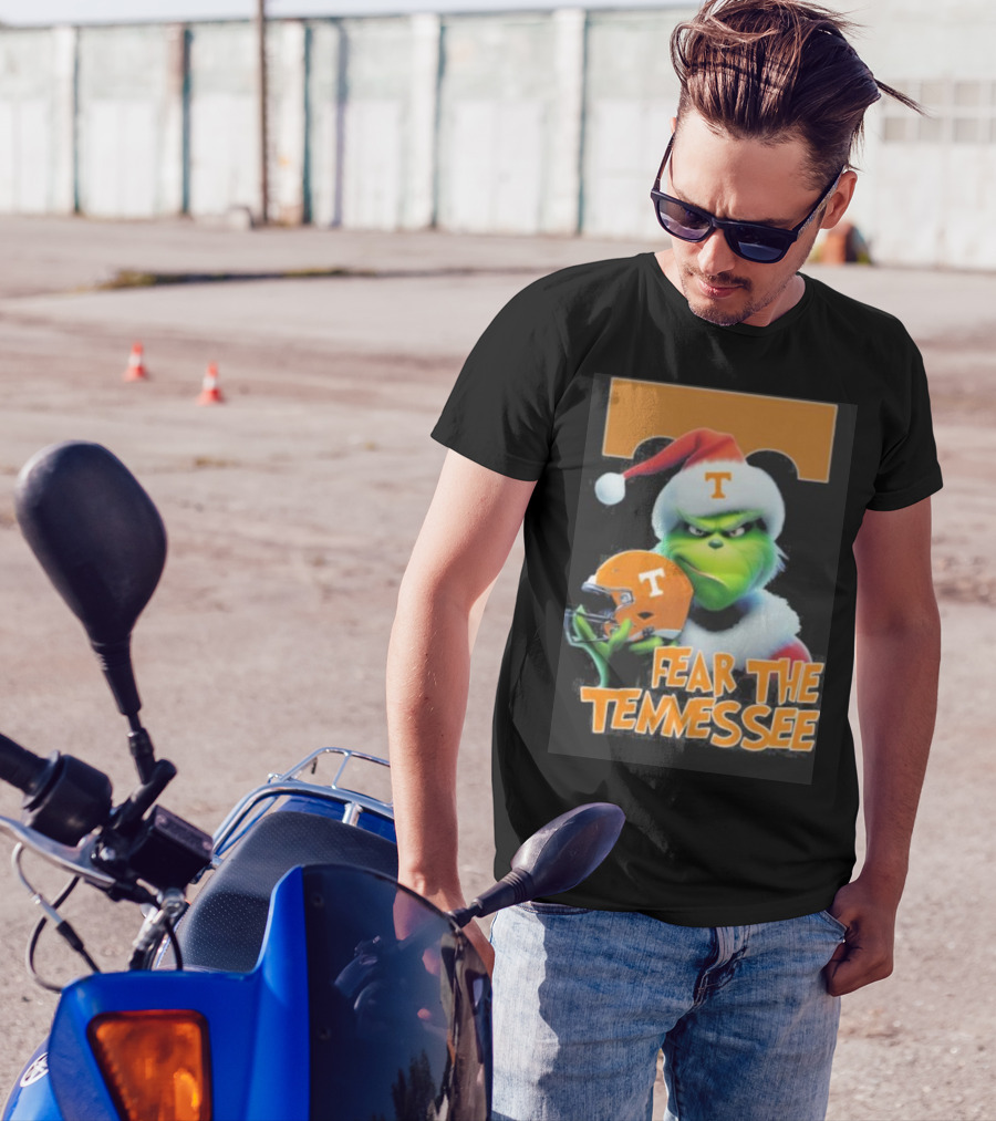 Grinch Fear The Tennessee Volunteers Christmas T-Shirt