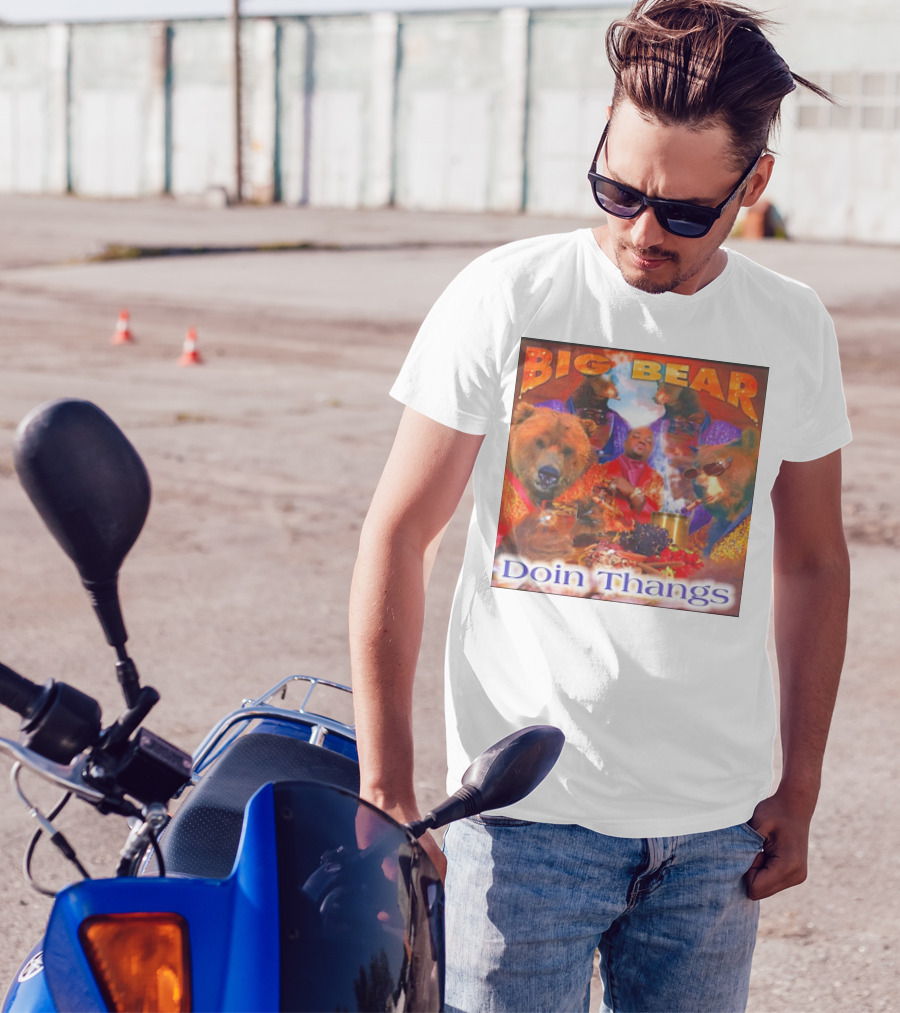 BIG BEAR DOIN THANGS Album Cover T-Shirt