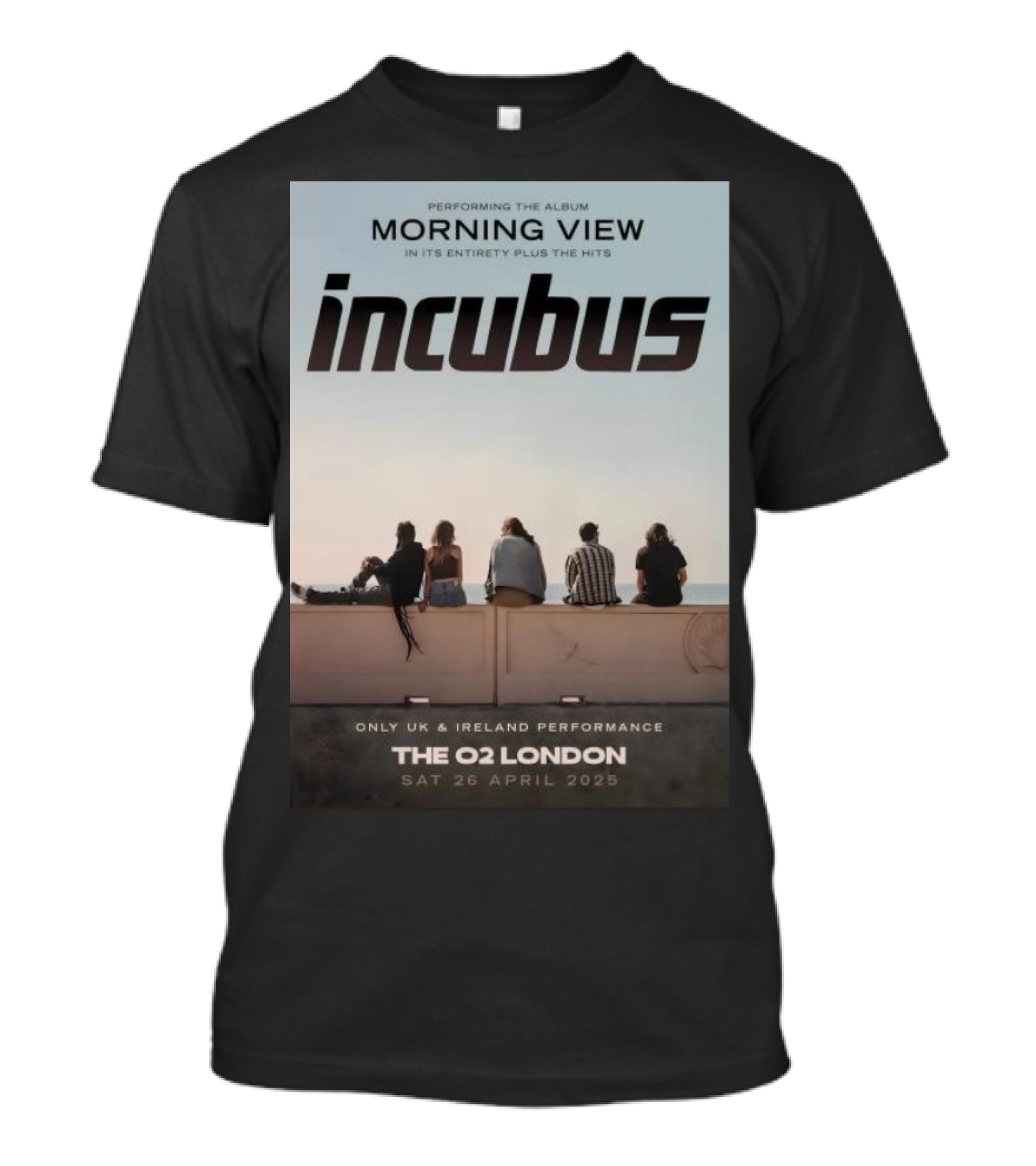 Incubus Morning View Performing In Its Entirety Plus The Hits The O2 London Sat 26 April 2025 T-Shirt