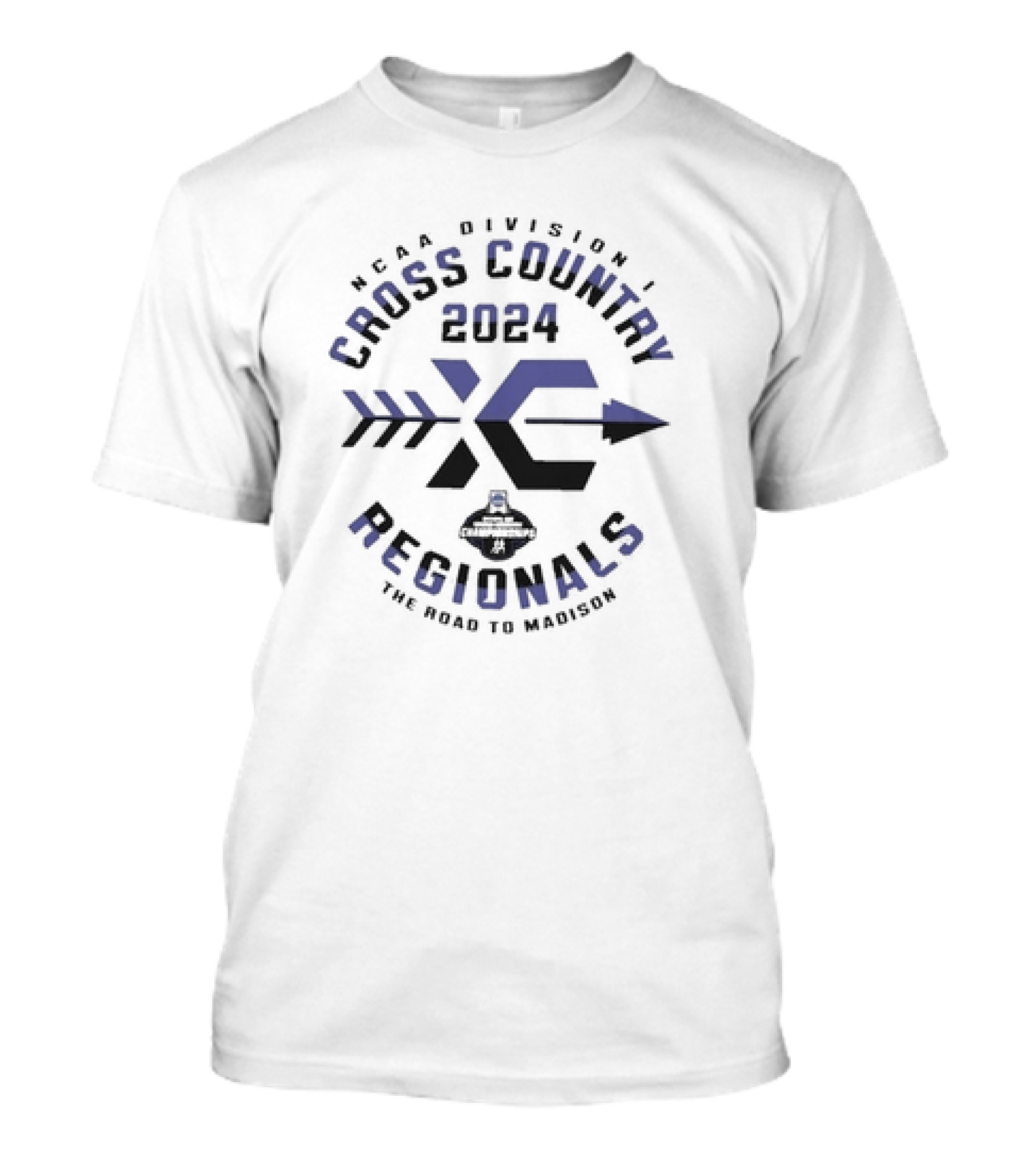 NCAA Division I Cross Country 2024 Regionals The Road To Madison T-Shirt