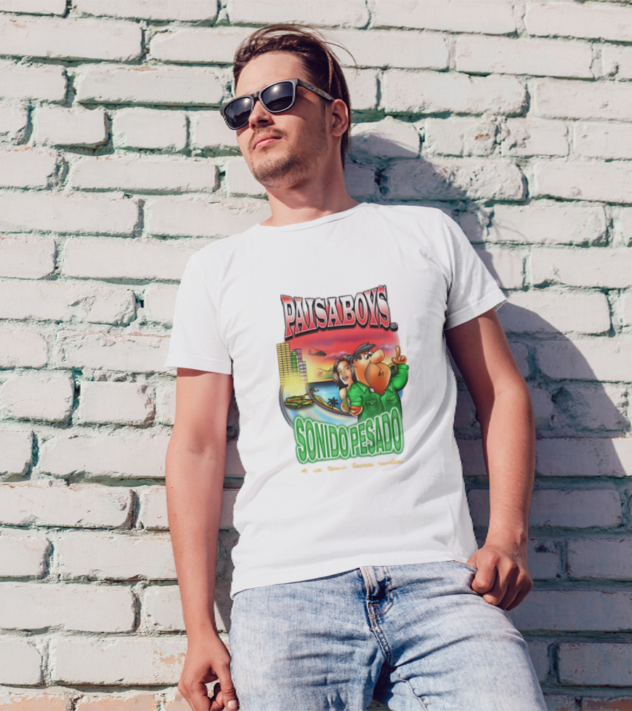 PAISABOYS SONIDO PESADO Al Mal Tiempo Buenas Cumbias T-Shirt