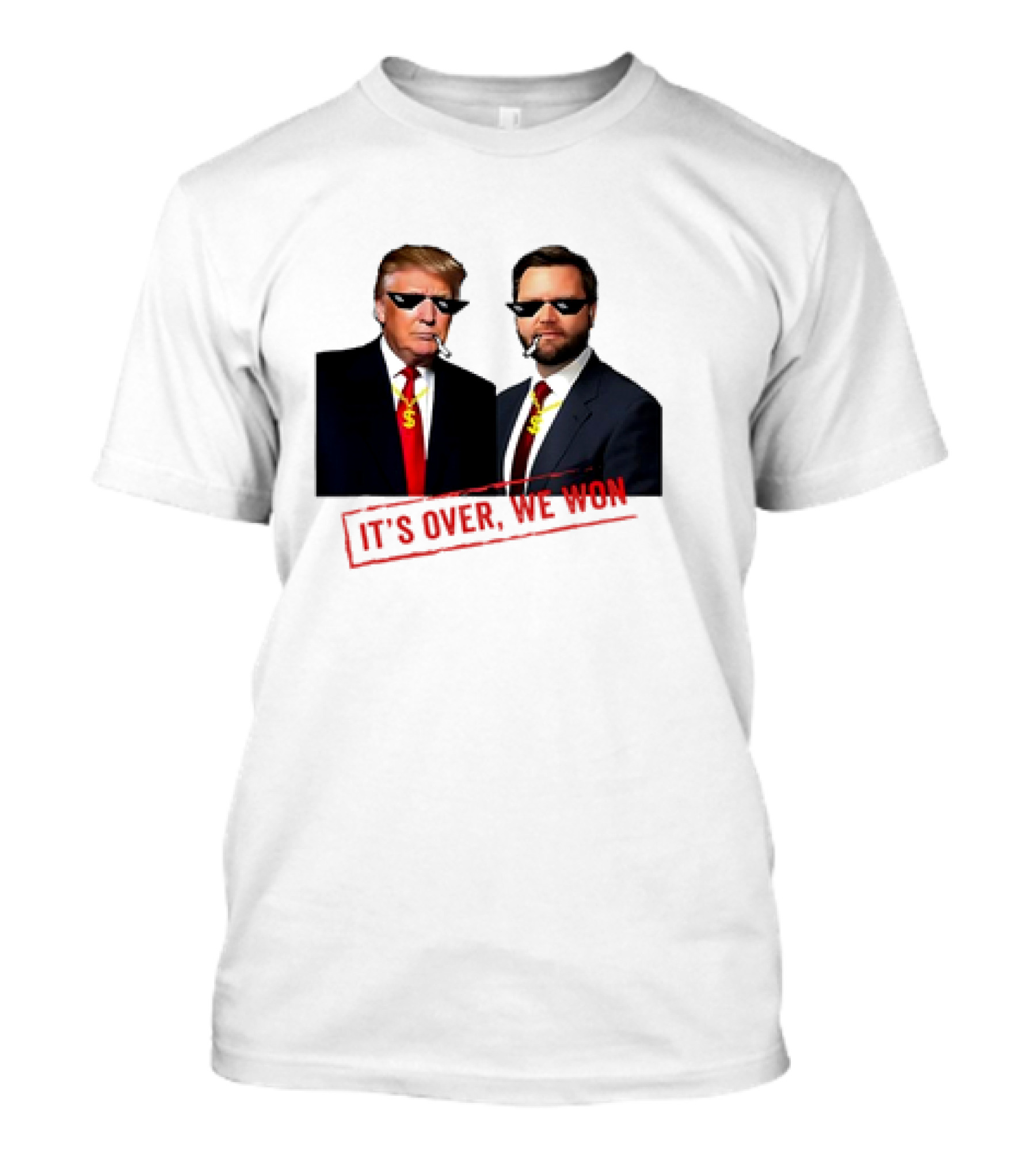IT'S OVER, WE WON Trump Won 2024 President 47th Of White House Donald Trump Cool T-Shirt