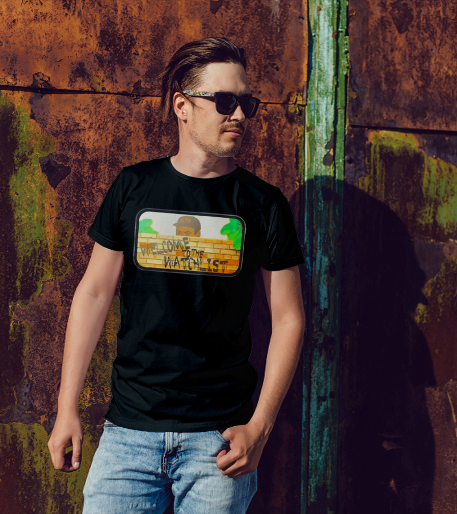 ATF Guy Fence Peeking Welcome To The Watchlist T-Shirt