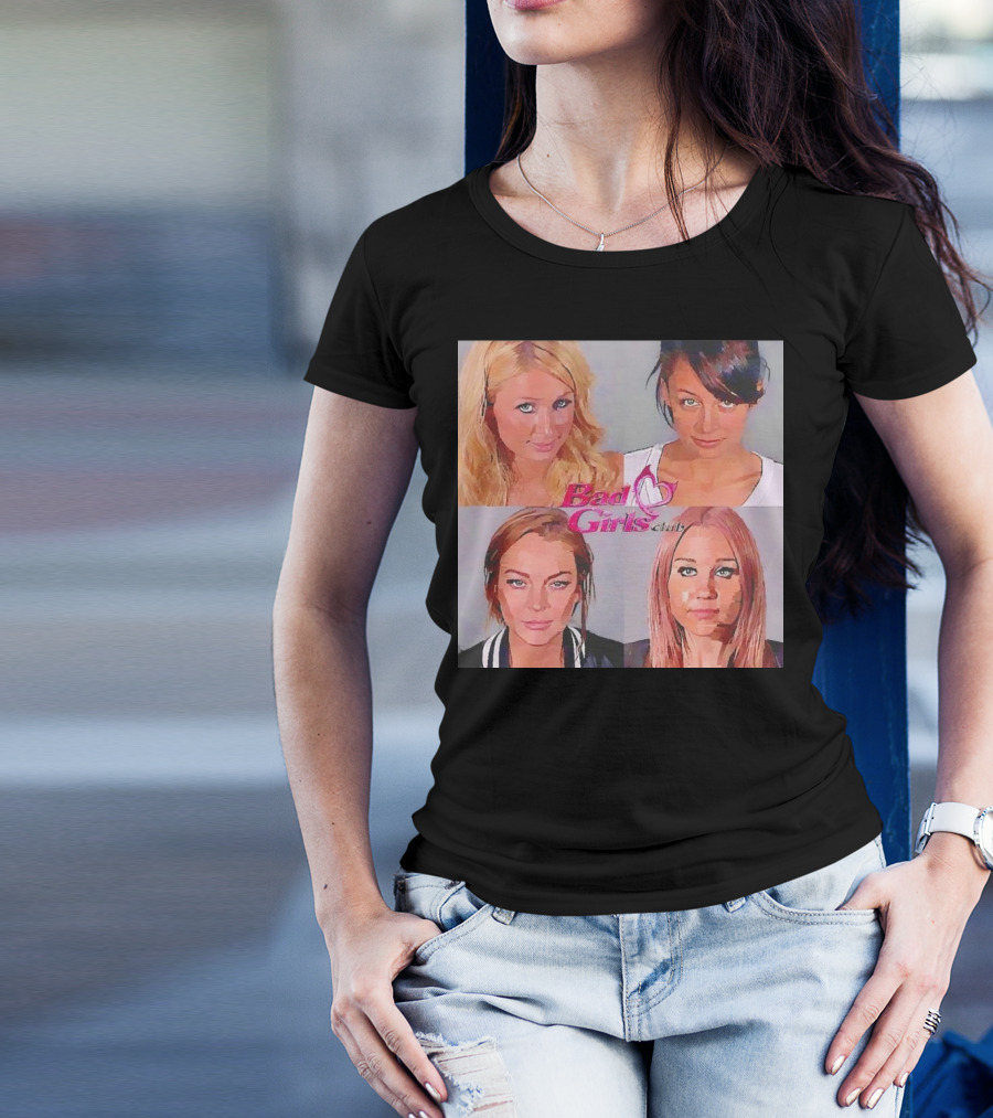 Bad Girls Club Iconic Celebrity Faces T-Shirt