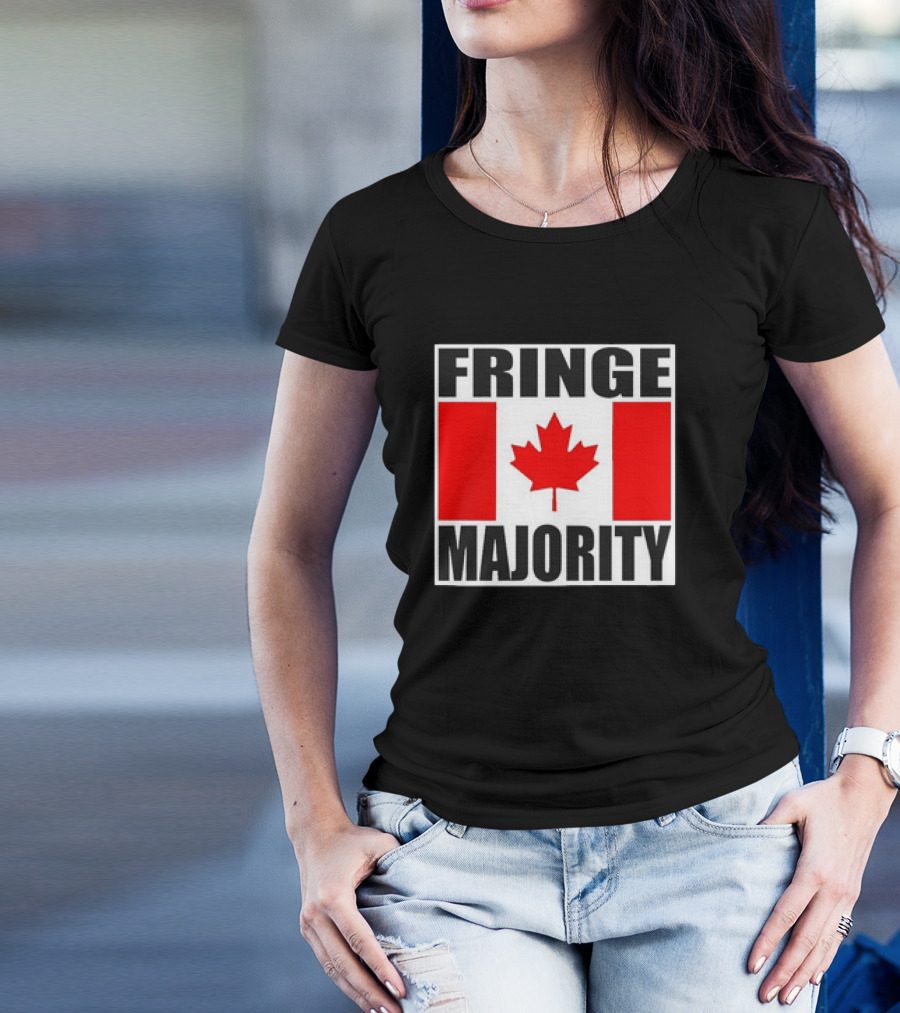 Fringe Majority Canada Flag Maple Leaf T-Shirt