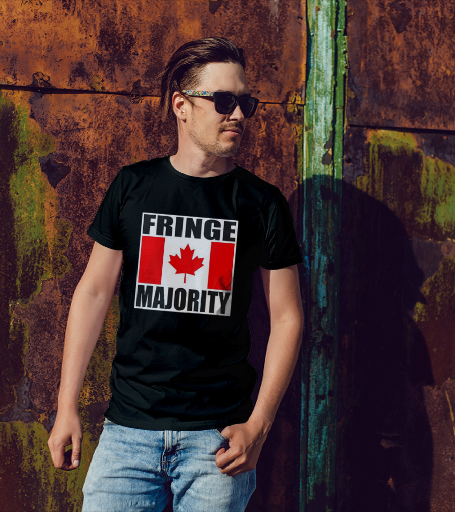 Fringe Majority Canada Flag Maple Leaf T-Shirt