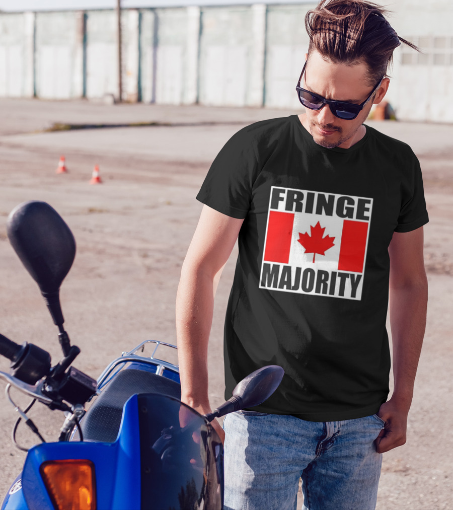 Fringe Majority Canada Flag Maple Leaf T-Shirt