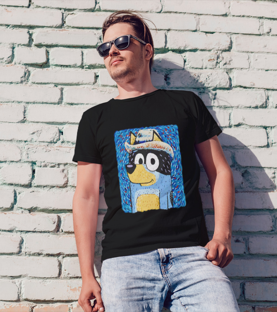Heeler Family Van Gogh Bandit Van Dogh T-Shirt