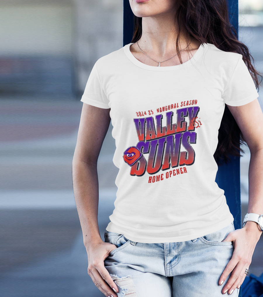 Valley Suns 2024-25 Inaugural Season Home Opener T-Shirt