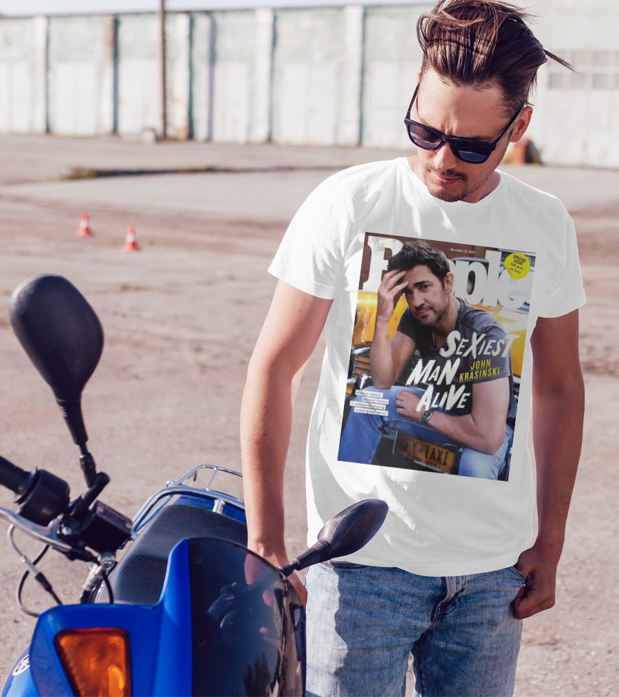 People Magazine Cover Featuring John Krasinski As Sexiest Man Alive 2024 Special Issue T-Shirt