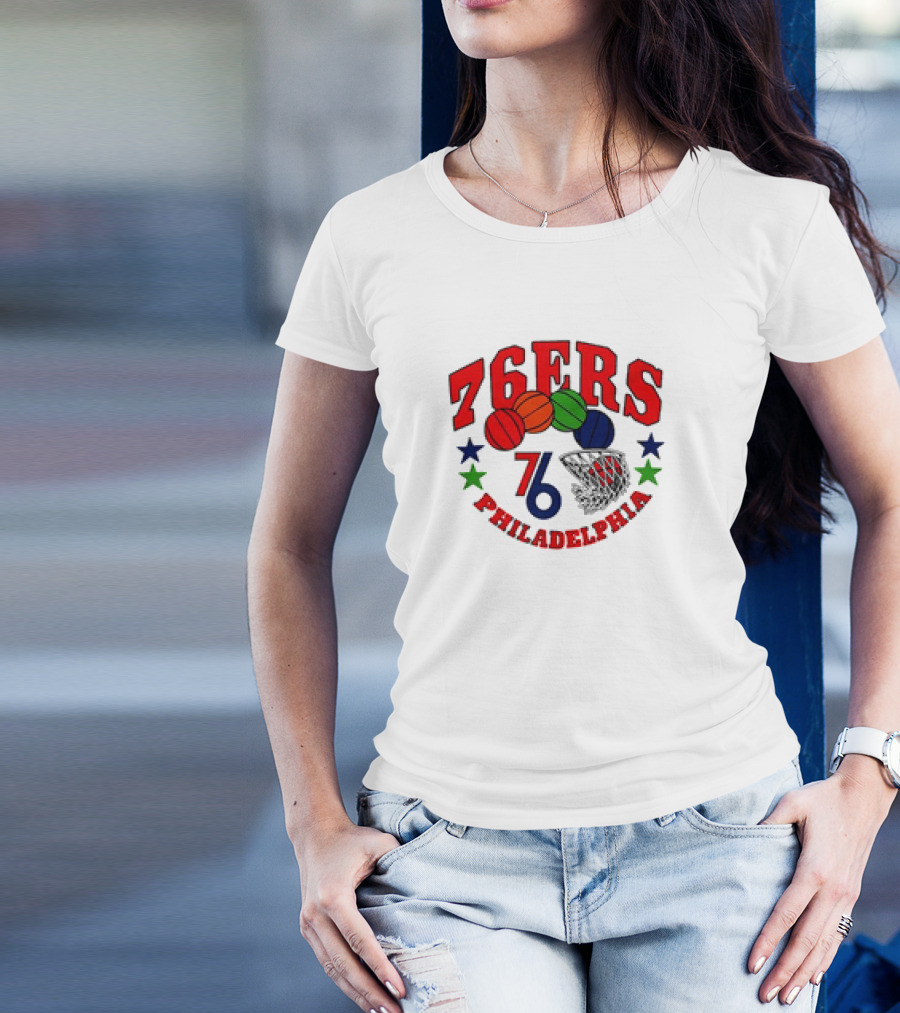 Philadelphia 76ERS 76 Basketball Stars City Edition T-Shirt