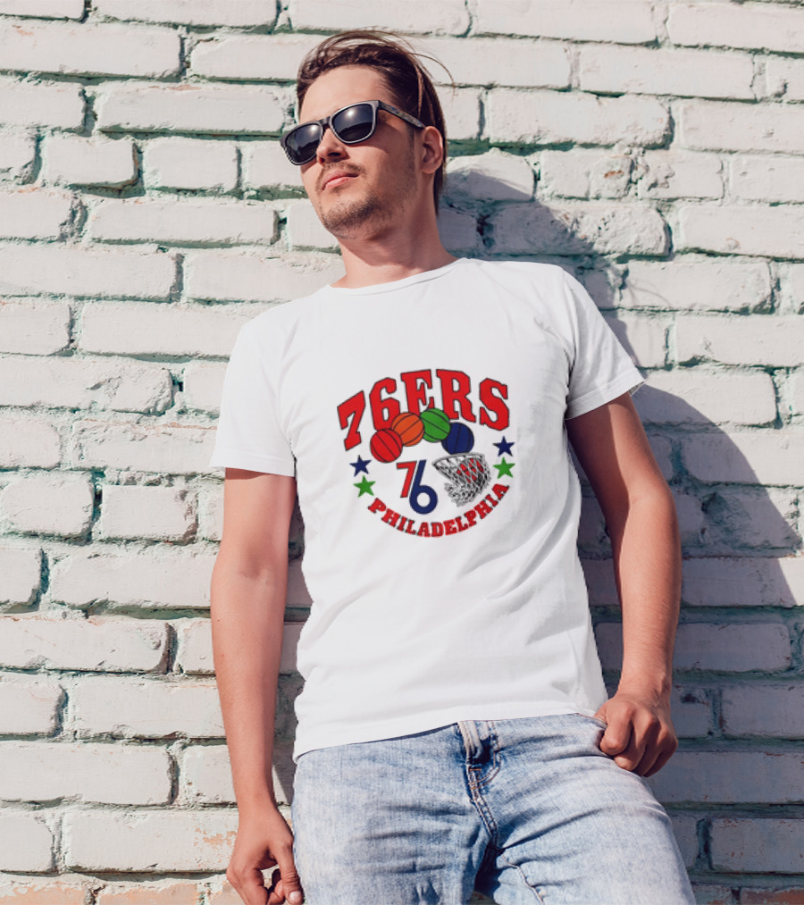 Philadelphia 76ERS 76 Basketball Stars City Edition T-Shirt