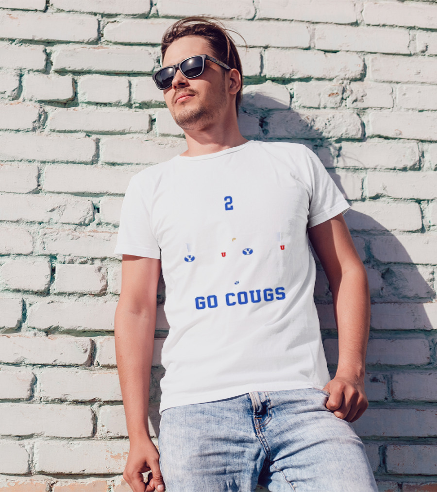 BYU Cougars Back 2 Back The Holy War Beat Utah Utes Go Cougs T-Shirt
