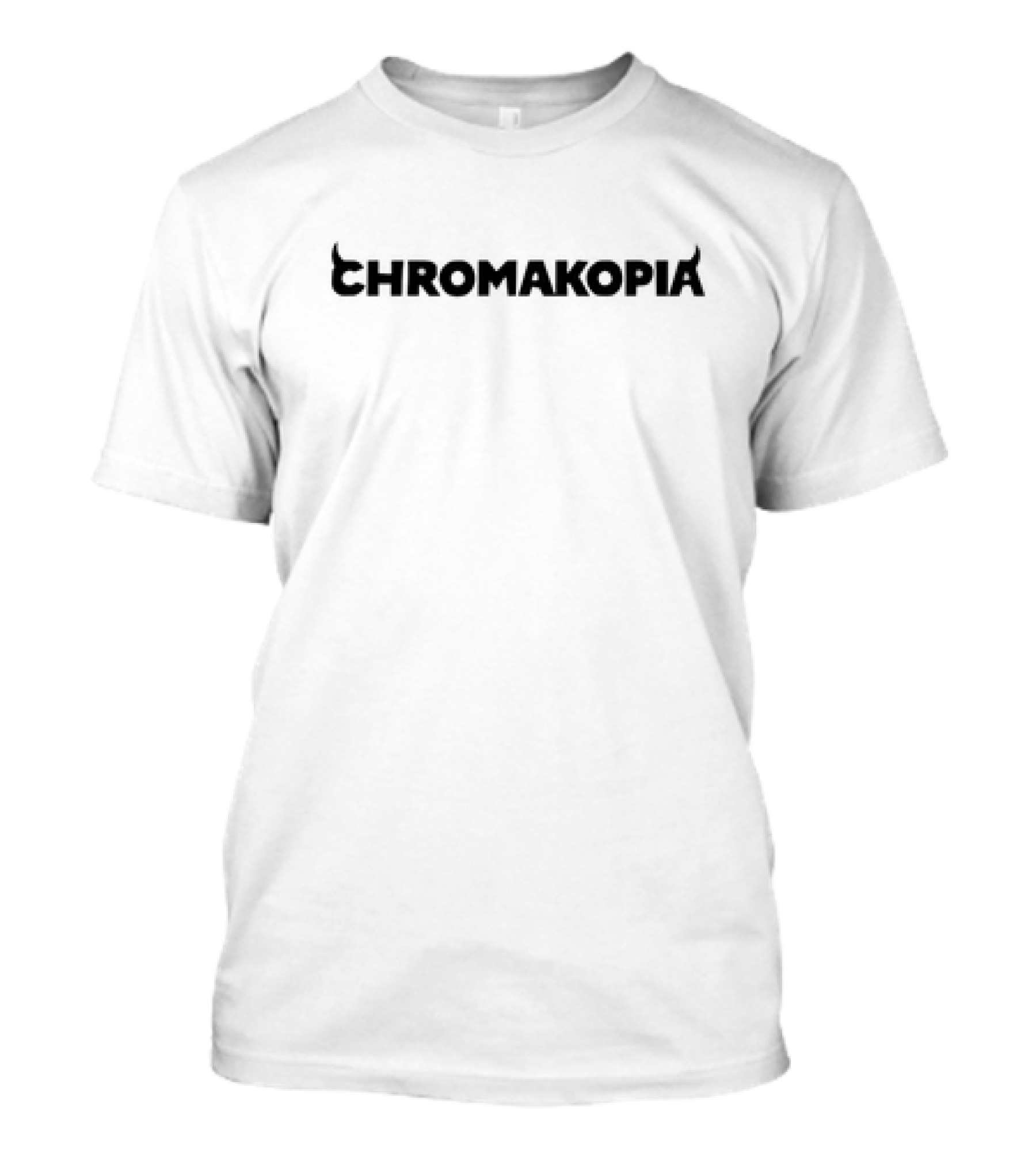 Chromakopia Text With Bold Stylized Letters And Horns T-Shirt