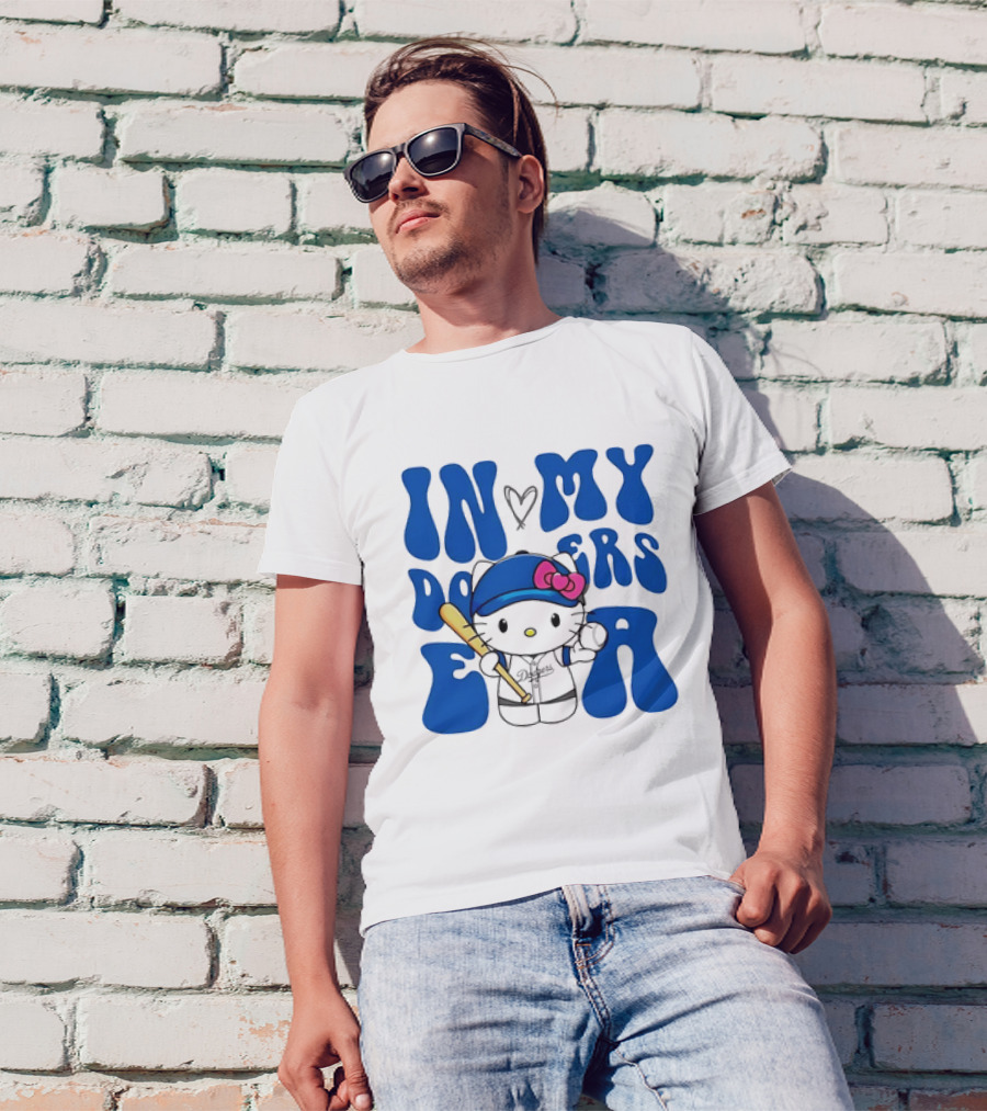 Hello Kitty Los Angeles Dodgers In My Dodgers Era T-Shirt
