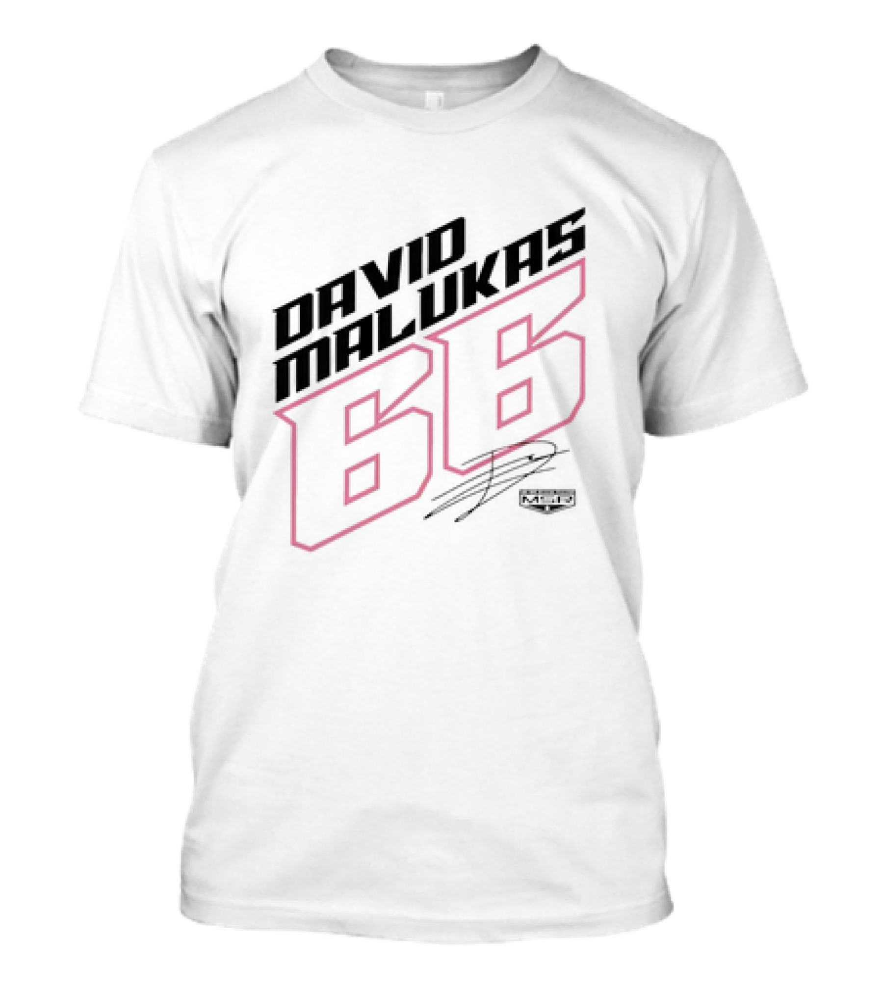 Meyer Shank Racing David Malukas 66 Signature Merch T-Shirt