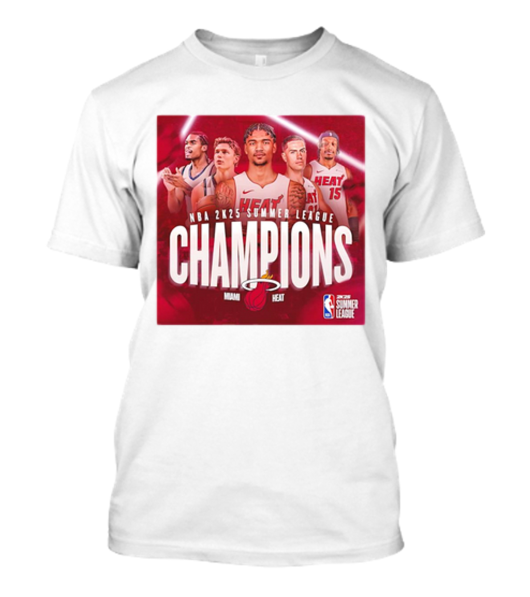 NBA 2K25 Summer League Champions Miami Heat T-Shirt