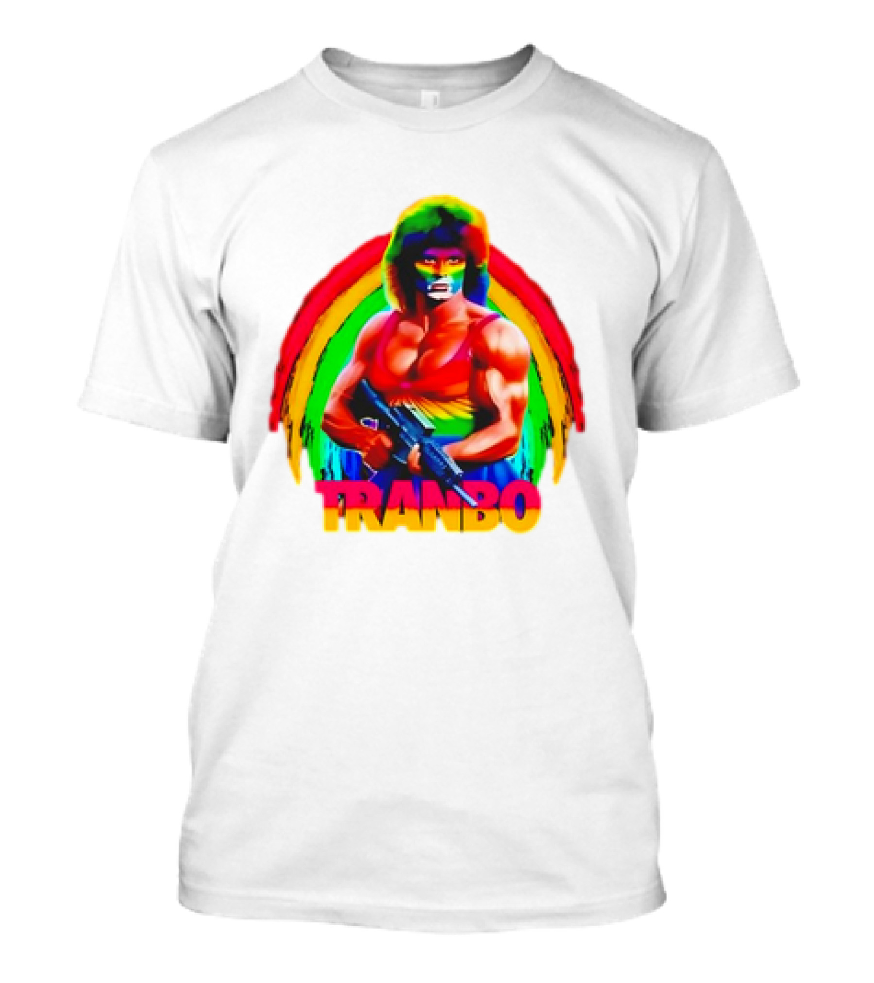 Tranbo Rambo Rainbow Warrior T-Shirt