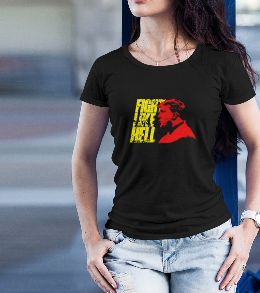 Fight Like Hell Trump Retro Design Steven Crowder T-Shirt