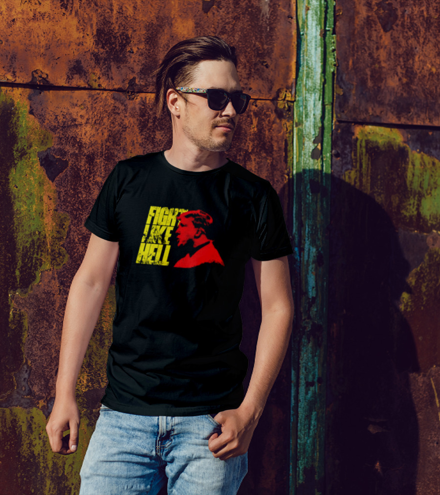 Fight Like Hell Trump Retro Design Steven Crowder T-Shirt
